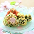 runa10's cooksnap of when they made ♬春色おにぎり(❁˙ ˘ ˙❁)✿.