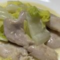 hkr's cooksnap of when they made 白菜と鶏肉のクリーム煮♪.