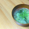 ちーまぐ's cooksnap of when they made ちぎって簡単！レタスとわかめの中華スープ.