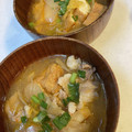 yu228's cooksnap of when they made 牛蒡と豚キムチのほっこりお味噌汁.