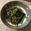 にことん's cooksnap of when they made 春菊の塩炒め.