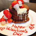 Rika☆Rin's cooksnap of when they made バレンタイン★いちごチョコレートケーキ★.