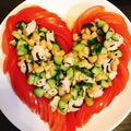 Rika☆Rin's cooksnap of when they made ハートな♡トマトサラダ.