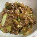 手抜きクック's cooksnap of when they made 長ネギとひき肉のたまご丼☆.