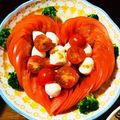KAPiLULU☆'s cooksnap of when they made ハート型のトマト。究極のトマトサラダ.