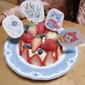 さるぱんだ's cooksnap of when they made 市販スイスロールで♪簡単ドームケーキ♡.
