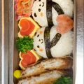 クックF0LXY7☆'s cooksnap of when they made パンダちゃんおにぎりのバレンタイン弁当.