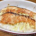 vabochan's cooksnap of when they made 鮭のオニオンマヨネーズ焼き.