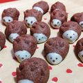 ねこまこ♪'s cooksnap of when they made バレンタイン♪はりねずみクッキー☆.