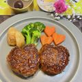 クックW1K1KE☆'s cooksnap of when they made バレンタイン♪ハートのハンバーグ.