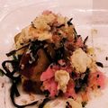私市ビッキーズ津門巳's cooksnap of when they made “さつまいも甘煮のおかかサラダ和え”.