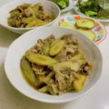 へい♡ゆー♡'s cooksnap of when they made 10分！牛肉とごぼうのすき焼き風煮物.