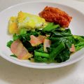 へい♡ゆー♡'s cooksnap of when they made ほうれん草のベーコンソテー☆.