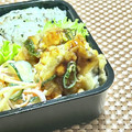 ふんにゃん's cooksnap of when they made なすの挽き肉はさみ揚げ♪甘酢あんかけ.