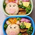 Chaaa_room's cooksnap of when they made キャラ弁☆トイストーリー　ハム.