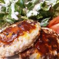 ばななぱんけーき's cooksnap of when they made 簡単☆牛乳不使用ハンバーグ.