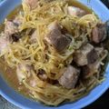 ＭＩ−ＳＡＮ's cooksnap of when they made 豚ももブロック肉とモヤシの甘辛炒め.