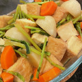 わか★'s cooksnap of when they made 蕪、れんこん、厚揚げの煮物.