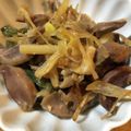 びよっち's cooksnap of when they made ねぎたっぷり　砂肝バタポン.