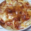 おてんちゃん's cooksnap of when they made ポテたまベーコンのチーズマヨ重ね焼き.