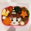 ＊choco＊'s cooksnap of when they made 節分★　鬼♬　おにぎり　キャラ弁　簡単♬.