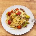 ykmr4's cooksnap of when they made アボガド＆トマト＆ベーコンのコク旨パスタ.