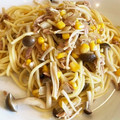 おいく019's cooksnap of when they made 麺つゆで♬きのことツナの和風パスタ.