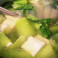 左手クッキング✋'s cooksnap of when they made しらすと青梗菜のあっさりスープ.
