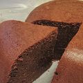 トロロめーさん's cooksnap of when they made 炊飯器で♪ブラウニー風ケーキ.