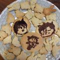 クックUQGR95☆'s cooksnap of when they made チョコで可愛い☆キャラクッキー.