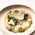 みぃ〜358's cooksnap of when they made カブと豚ひき肉の煮物.