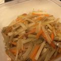クック0D89H9☆'s cooksnap of when they made 春ちゃんばぁちゃんの~大根の皮キンピラ.