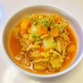 azbjbn's cooksnap of when they made ∮ コロコロ大根♬♪ミネストローネ ∮.