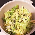 kbmm's cooksnap of when they made 塩もみなし！白菜の塩昆布おかかマヨサラダ.