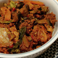ぴーすけ27's cooksnap of when they made 茄子とキャベツの肉味噌 炒め *☻*.