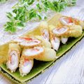 Satoco❋'s cooksnap of when they made 簡単節約☆カニカマチーズ入り竹輪磯辺揚げ.