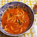 はーむちゃん's cooksnap of when they made 洋風トマトチーズ煮込みうどん.
