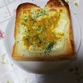 くネコまろす's cooksnap of when they made チーズカレートースト☆.