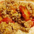 akilala's cooksnap of when they made おひとりさまの納豆キムチトースト.