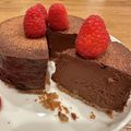 yuristown's cooksnap of when they made 水切りヨーグルト☆濃厚チョコチーズケーキ.