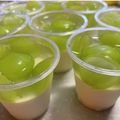 nocoooo999's cooksnap of when they made シャインマスカットゼリー＆パンナコッタ.