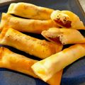 ▽▲まゆ▲▽'s cooksnap of when they made クリームチーズと干し柿の春巻き.