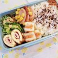 ハッピーまるしぇ's cooksnap of when they made 簡単♡お弁当！！油揚げのクルクル巻き♫.