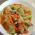 nyangomama's cooksnap of when they made 時短！大量消費！鶏ももと白菜のあんかけ.
