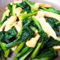 fuka6616's cooksnap of when they made 簡単♪ 小松菜と油揚げの煮浸し.