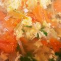Hightea1's cooksnap of when they made 簡単10分♪豆苗とトマトの中華スープ♪.