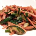 kapibaraだよ's cooksnap of when they made ズッキーニと人参のきんぴら。お弁当にも.