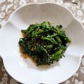 ゆず☆ななみ's cooksnap of when they made ✿ほうれん草の胡麻ラー油和え✿.