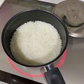 貴弘の嫁's cooksnap of when they made 鍋を使ってIHでお米を炊く(1合).