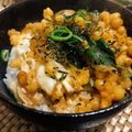 ONE★MAYU★'s cooksnap of when they made 子供も大人も大好き！◆ たぬき丼 ◆.